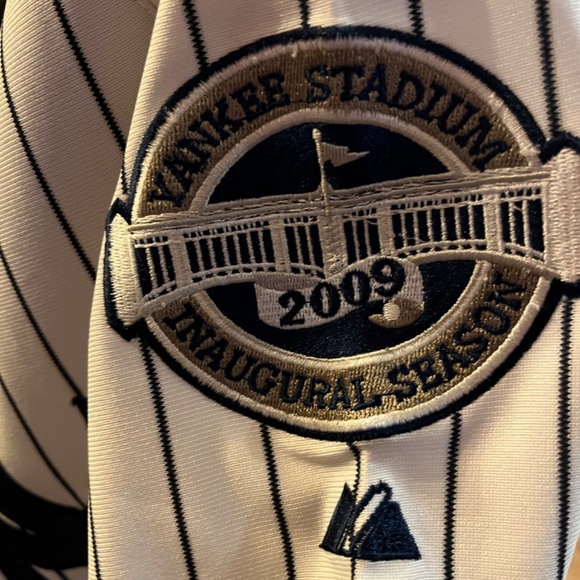 majestic 2009 inaugural new york yankees mantle jersey size 52 - Picture 4 of 7